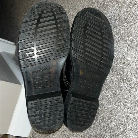 Dr. Martens Black and Red Boots - Picture 7 of 8